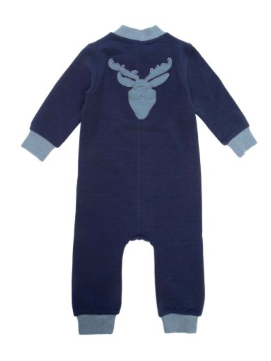 Bilde av WoolLand Bergen overall baby Blue ink